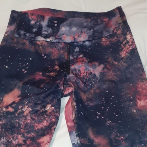 KOS USA Made Space Bright Print Leggings Small - Picture 3 of 6
